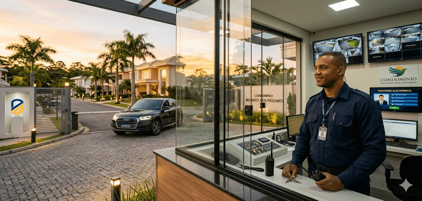 Portaria e controle de acesso em condomínio